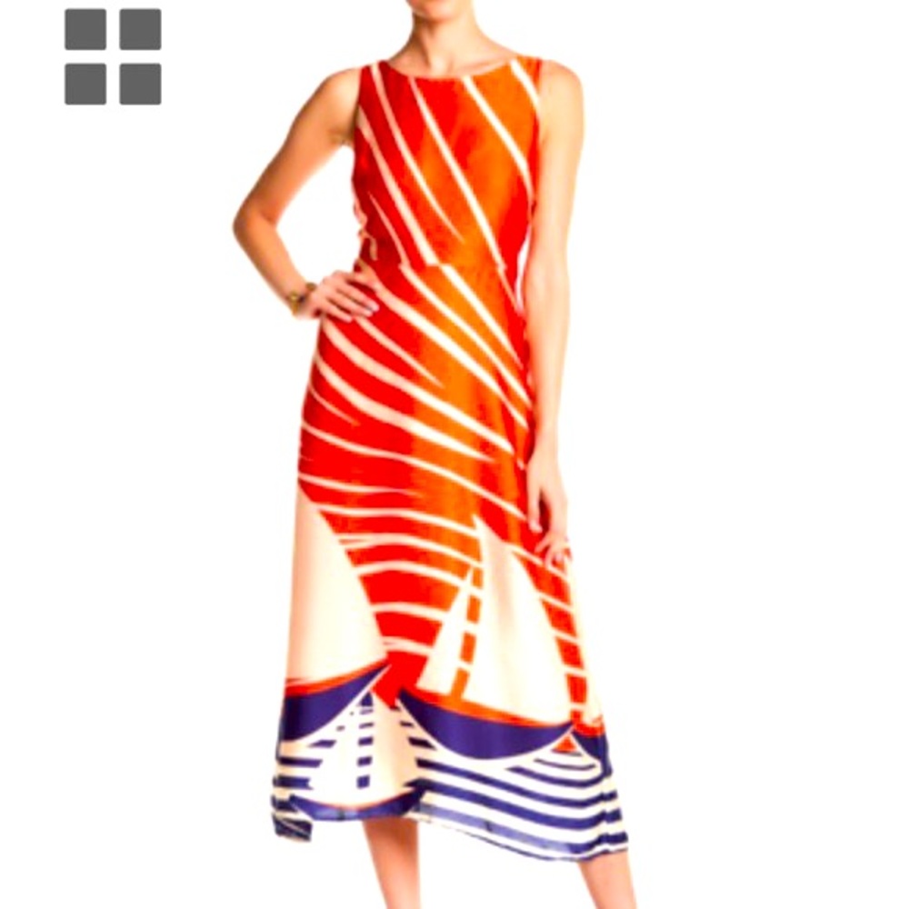 The perfect summer dress! Eva Franco 6P maxi sailboat dress